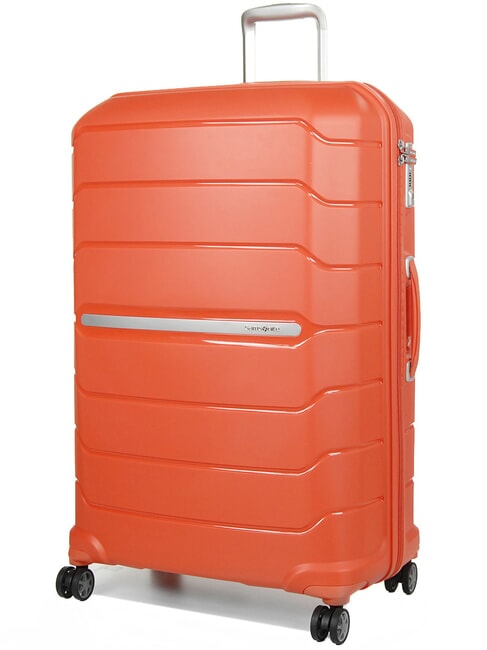 FLUX Trolley misura extra large, espandibile tangerine red - Trolley Rigidi