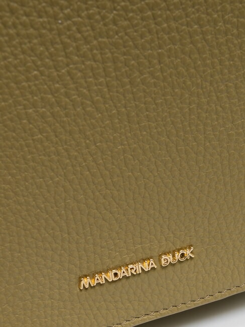 MELLOW Borsa in pelle a tracolla con flap aloe - Borse Donna