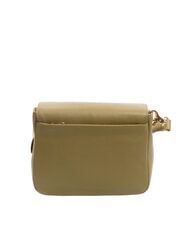 MANDARINA DUCK MELLOW Borsa in pelle a tracolla con flap aloe - Borse Donna - 4