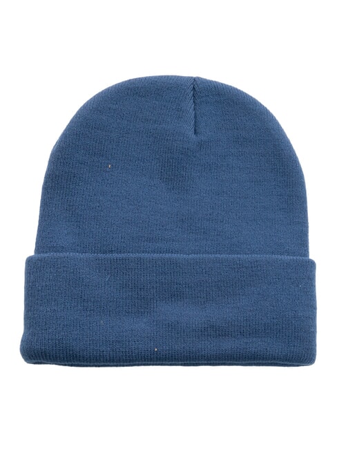 EVAN Cappello beanie logo ricamato blue - Cappelli