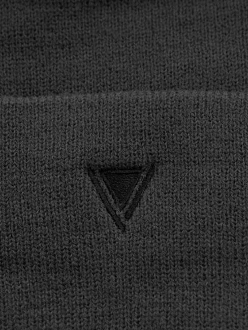 EVAN Cappello beanie logo ricamato NERO - Cappelli