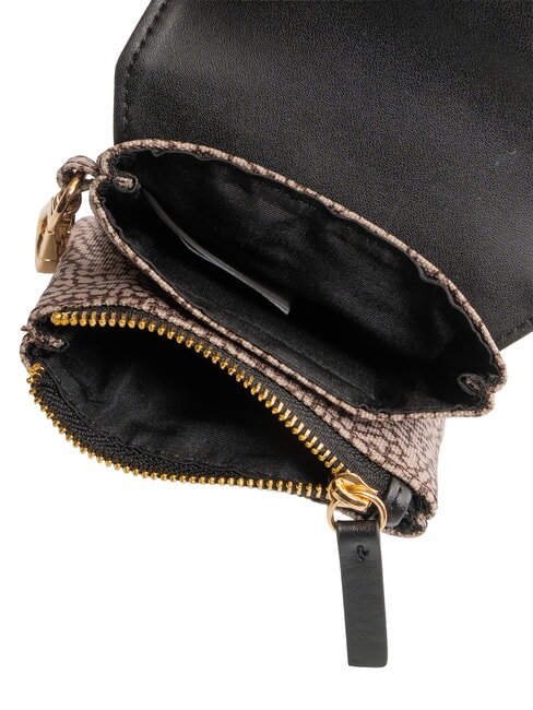 FLEXOS SOFT Portamonete con moschettone op naturale/nero - Portafogli Donna