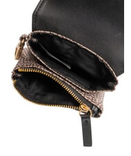 BORBONESE FLEXOS SOFT Portamonete con moschettone op naturale/nero - Portafogli Donna - 3