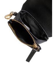 BORBONESE FLEXOS SOFT Portamonete con moschettone Nero - Portafogli Donna - 3