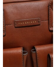 THE BRIDGE SERRISTORI Cartella in pelle porta pc 13" MARRONE - Cartelle Lavoro - 4