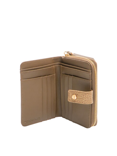 FLEXOS SOFT Portafoglio medio con portamonete verde olio - Portafogli Donna