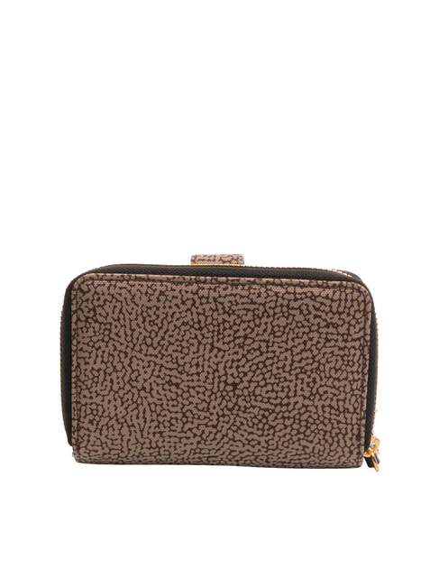 FLEXOS SOFT Portafoglio medio con portamonete op naturale/nero - Portafogli Donna