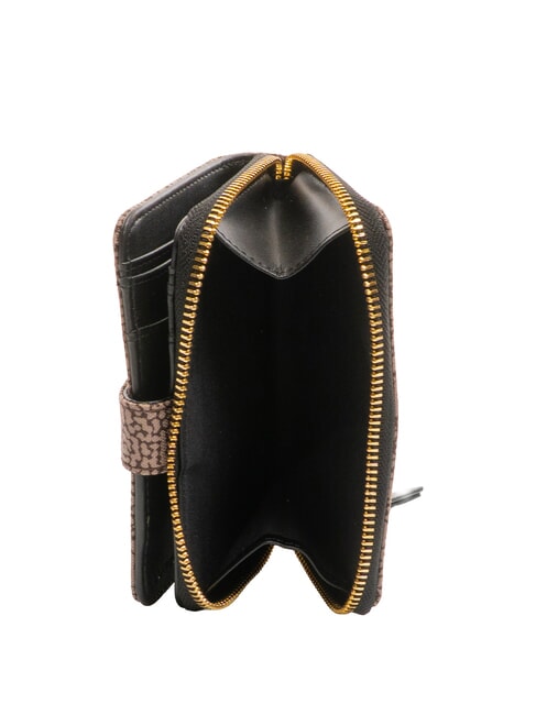 FLEXOS SOFT Portafoglio medio con portamonete op naturale/nero - Portafogli Donna