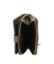 BORBONESE FLEXOS SOFT Portafoglio medio con portamonete op naturale/nero - Portafogli Donna - 4