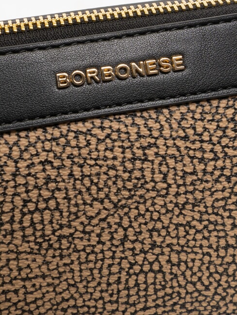 BRUNCH Pochette piatta op naturale/nero - Borse Donna