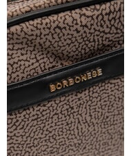 BORBONESE DOWNTOWN Borsa piccola a tracolla op naturale/nero - Borse Donna - 3