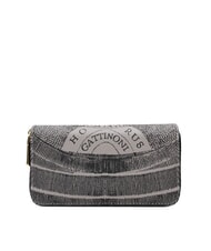 GATTINONI PLANETARIUM Portafoglio grande double zip monochrom lt grey/ black - Portafogli Donna - 4