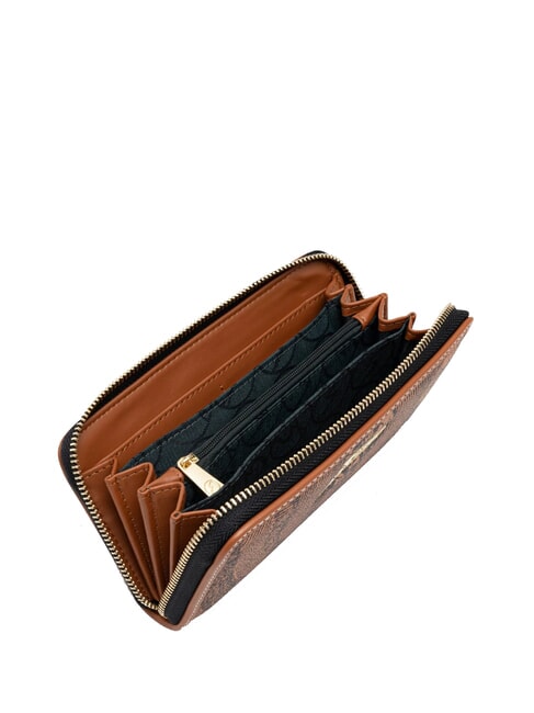 PLANETARIUM Portafoglio grande zip around monochrom tan - Portafogli Donna