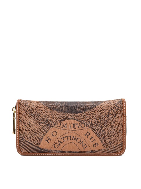 PLANETARIUM Portafoglio grande zip around monochrom tan - Portafogli Donna