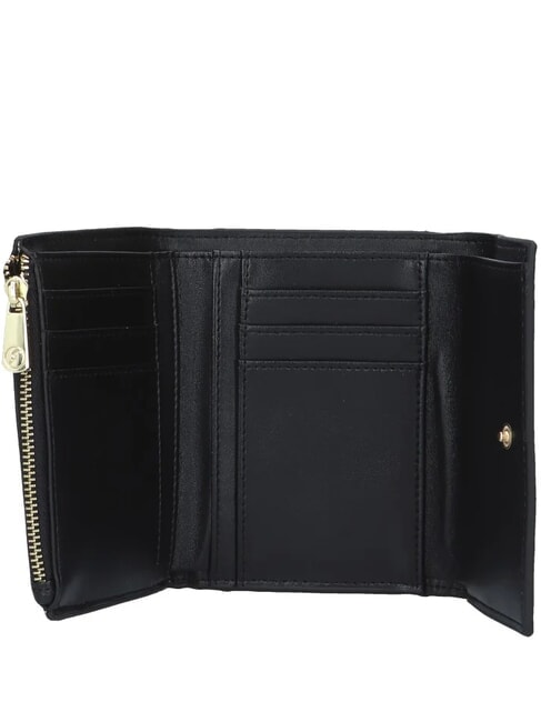 PLANETARIUM Portafoglio piccolo con flap monochrom lt grey/ black - Portafogli Donna