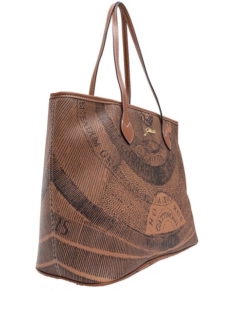 PLANETARIUM Borsa shopping media monochrom tan - Borse Donna