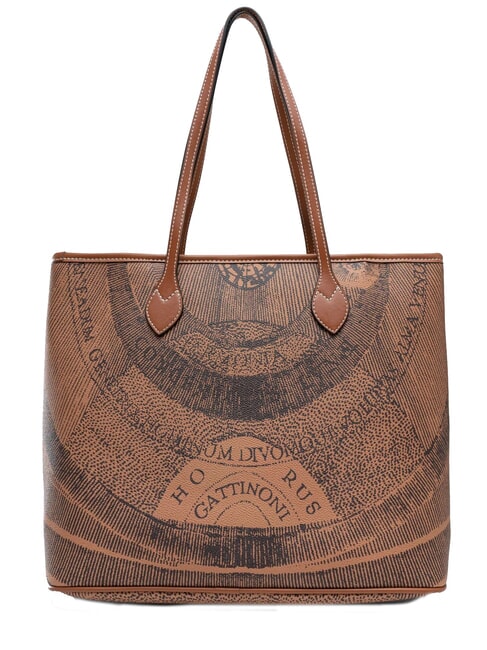 PLANETARIUM Borsa shopping media monochrom tan - Borse Donna