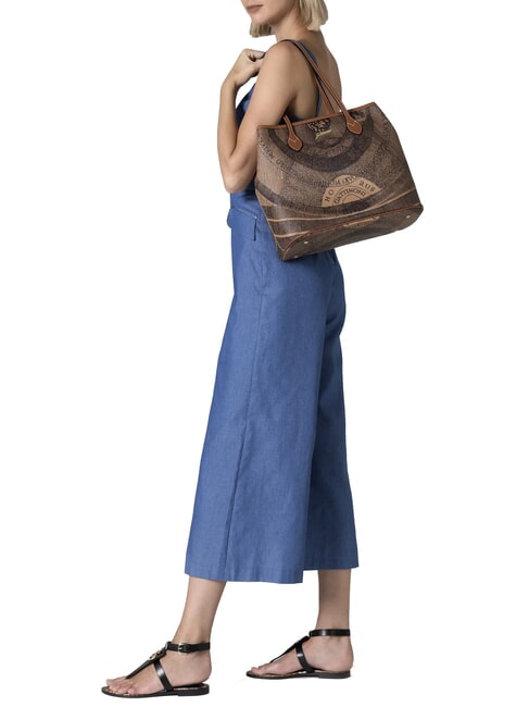 PLANETARIUM Borsa shopping media monochrom tan - Borse Donna