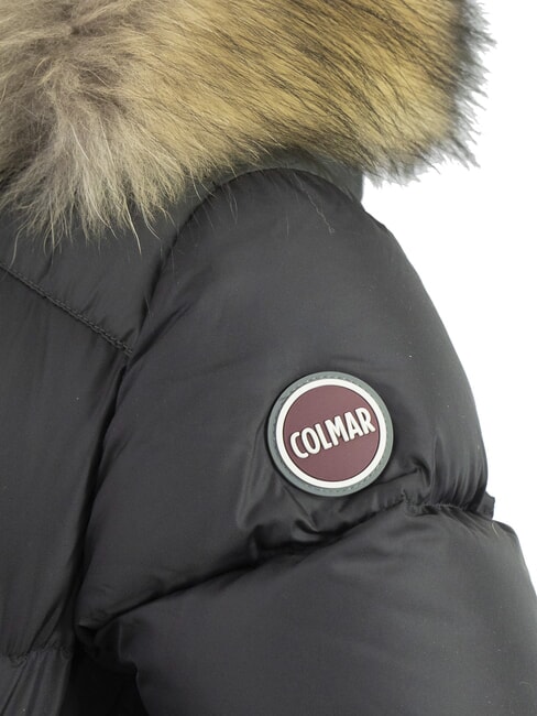 E-CONCRETE Piumino con cappuccio black-vulcan - Giacche Bambini