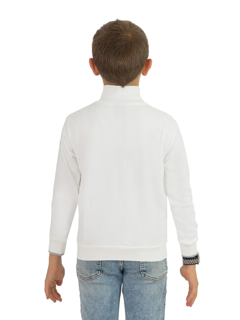 CONNECTIVE KIDS Felpa full zip con dettagli glitterati white - Felpe Bambini