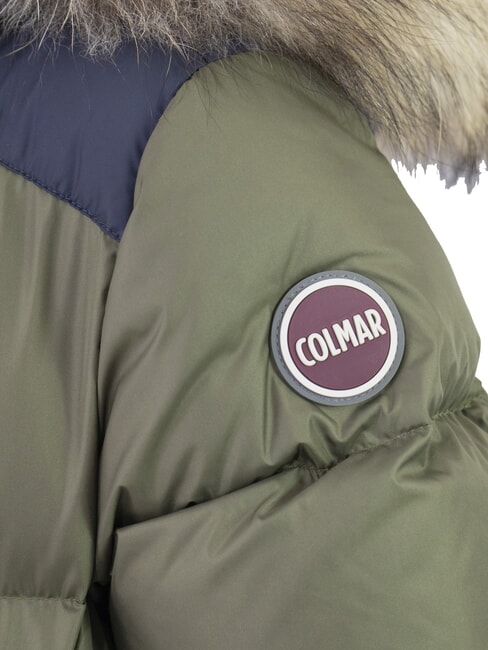 E-CONCRETE KIDS Piumino con cappuccio trapuntato bush-navyblue-vulca - Giacche Bambini