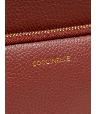 COCCINELLE FENIX Zaino medio in pelle brandy - Borse Donna - 4
