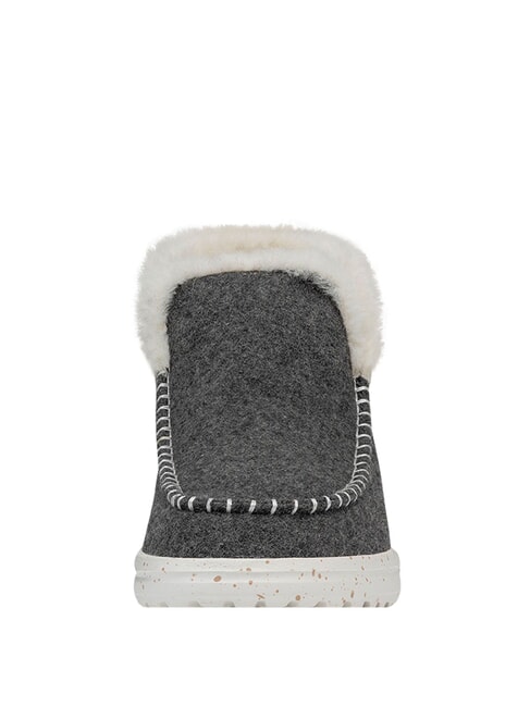 DENNY Scarpa a stivaletto in lana grey - Scarpe Donna