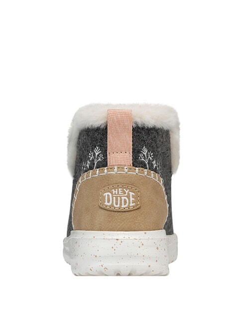 DENNY Scarpa a stivaletto in lana grey - Scarpe Donna