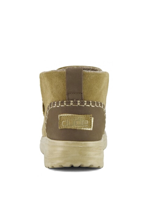 DENNY Scarpa a stivaletto in pelle suede chestnut - Scarpe Donna