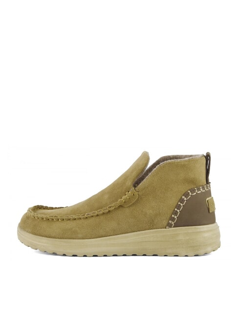 DENNY Scarpa a stivaletto in pelle suede chestnut - Scarpe Donna