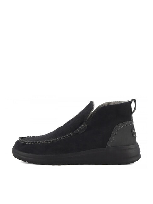 DENNY Scarpa a stivaletto in pelle suede nero - Scarpe Donna