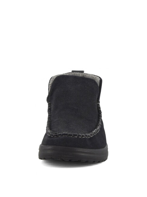 DENNY Scarpa a stivaletto in pelle suede nero - Scarpe Donna
