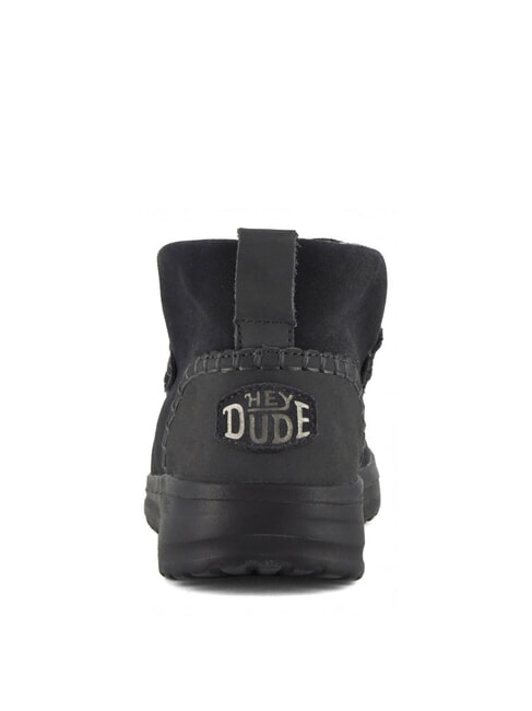 DENNY Scarpa a stivaletto in pelle suede nero - Scarpe Donna