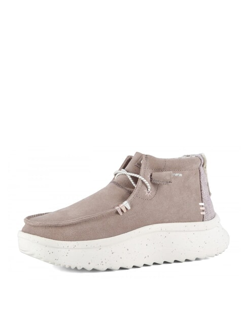 WENDY Scarpa slip-on in pelle suede blush - Scarpe Donna