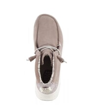 HEY DUDE WENDY Scarpa slip-on in pelle suede blush - Scarpe Donna - 5