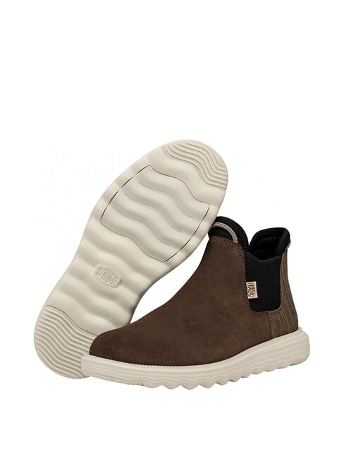 BRANSON Scarpa stivaletto in pelle scamosciata coffee - Scarpe Donna