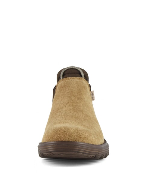 BRANSON Scarpa stivaletto in pelle scamosciata cognac - Scarpe Donna