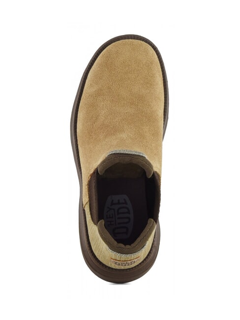 BRANSON Scarpa stivaletto in pelle scamosciata cognac - Scarpe Donna