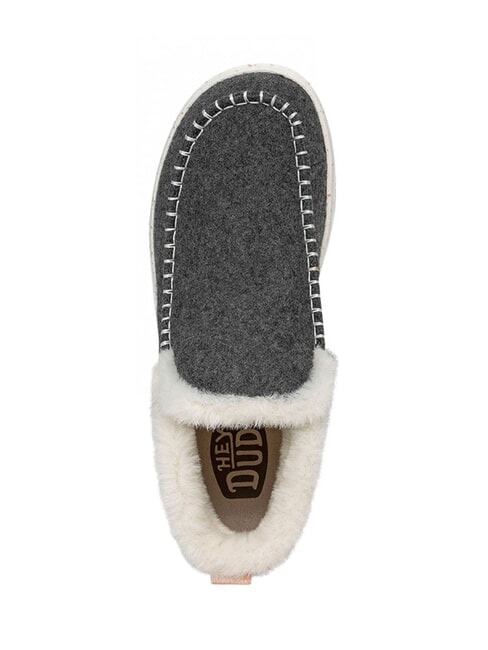 DENNY Scarpa a stivaletto in lana grey - Scarpe Donna