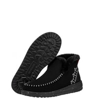 HEY DUDE DENNY Scarpa a stivaletto in lana nero - Scarpe Donna - 6