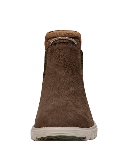 BRANSON Stivaletti in pelle olive - Scarpe Uomo