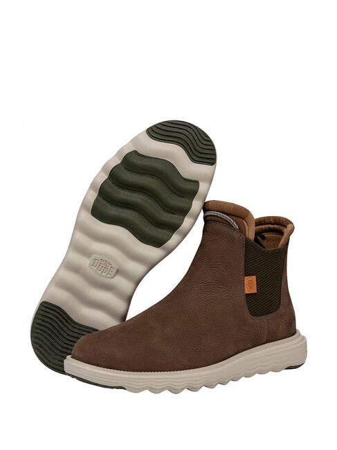 BRANSON Stivaletti in pelle olive - Scarpe Uomo