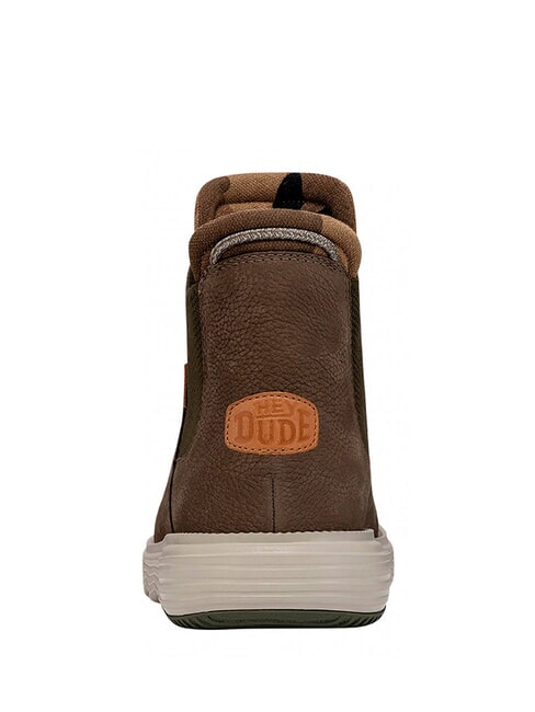 BRANSON Stivaletti in pelle olive - Scarpe Uomo