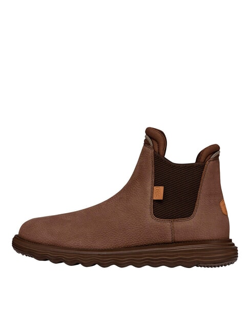 BRANSON Stivaletti in pelle brown - Scarpe Uomo