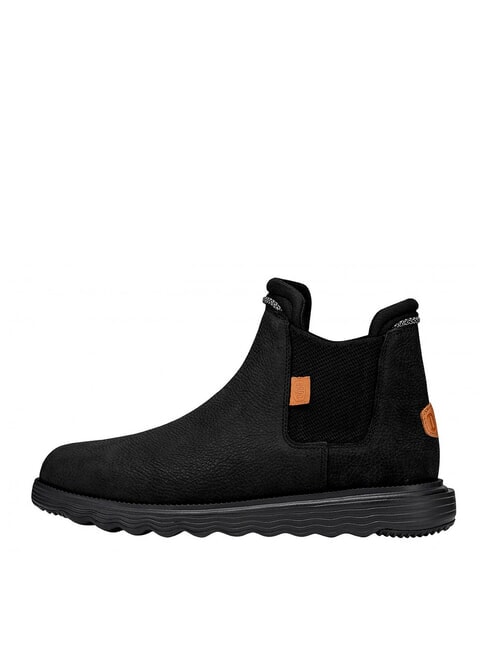 BRANSON Stivaletti in pelle nero - Scarpe Uomo