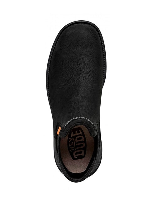 BRANSON Stivaletti in pelle nero - Scarpe Uomo