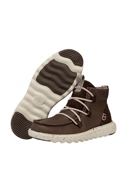 REYES Scarponcino in pelle cocoa - Scarpe Donna