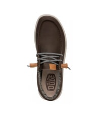 HEY DUDE WALLY Scarpa mocassino in pelle grey - Scarpe Uomo - 4