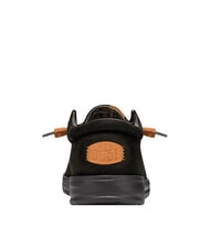 HEY DUDE WALLY Scarpa mocassino in pelle nero - Scarpe Uomo - 5