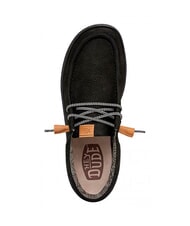 HEY DUDE WALLY Scarpa mocassino in pelle nero - Scarpe Uomo - 4